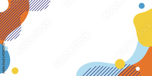 ベクター素材_ウェーブ_カラフル