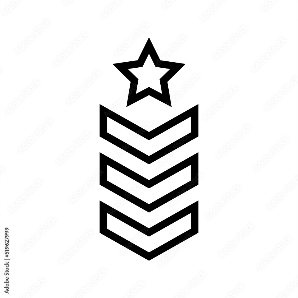 Military medal simple icon. Vector illustration. Military medal simple icon. Vector illustration.