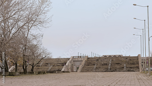 Linnahall, an abandoned theatre and former soviet times. Tallinn, Estonia photo