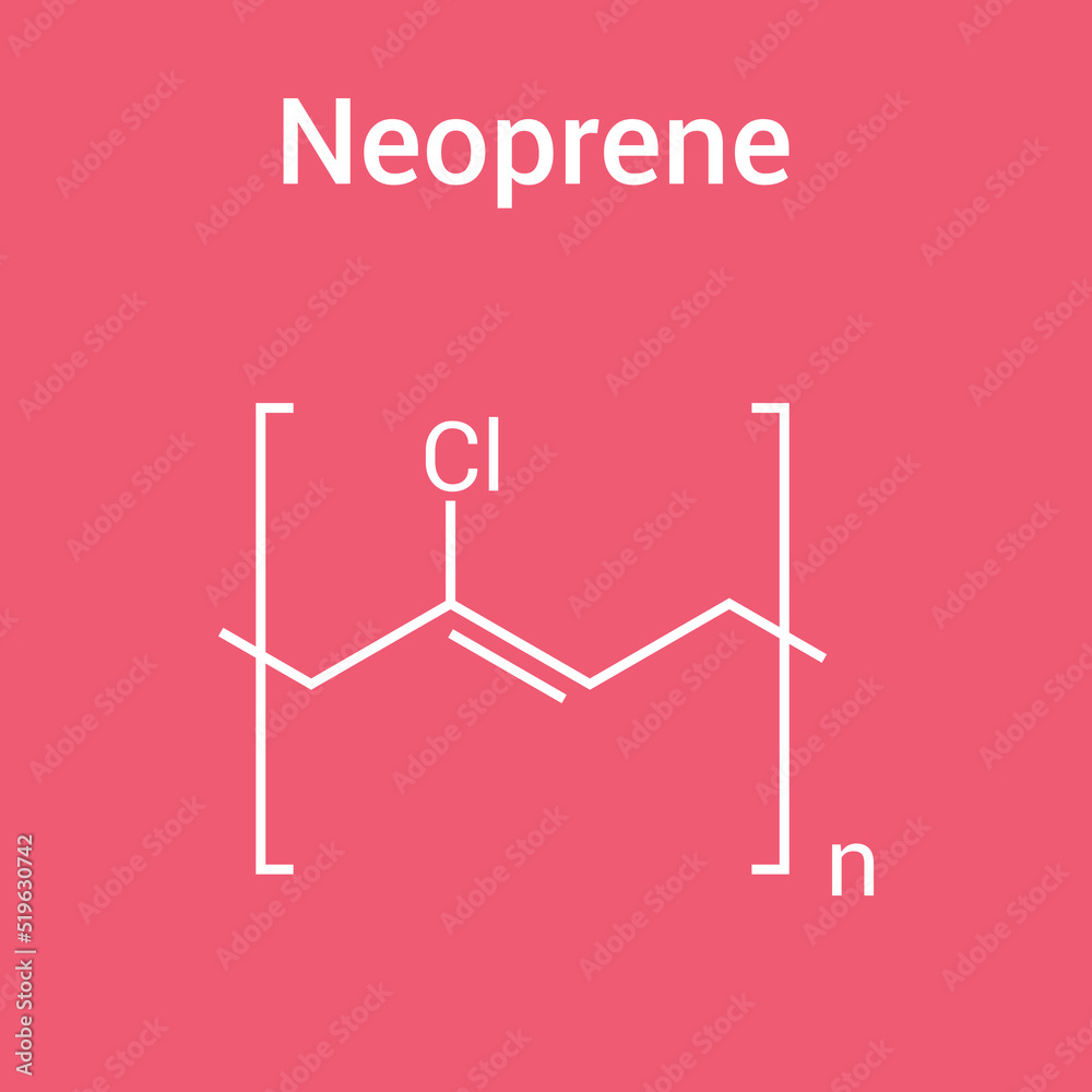the chemical structure of Neoprene the chemical structure of Neoprene