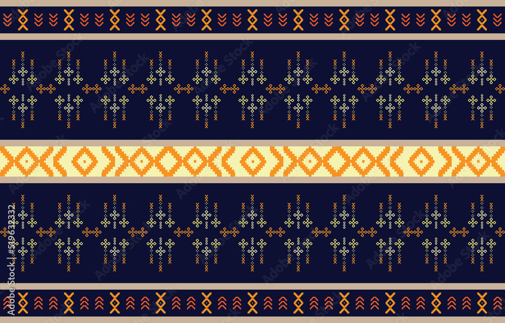 Geometric ethnic oriental pattern traditional Design for clothing, abstract geometric and tribal patterns, usage design local fabric patterns, Design inspired by indigenous tribes 
