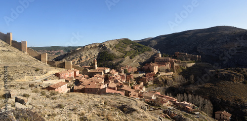 view of Albarracin, Teruel province, Aragon, Spain