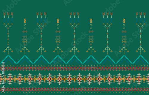 Geometric ethnic oriental pattern traditional Design for clothing, abstract geometric and tribal patterns, usage design local fabric patterns, Design inspired by indigenous tribes 
