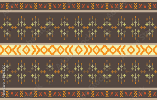 Geometric ethnic oriental pattern traditional Design for clothing, abstract geometric and tribal patterns, usage design local fabric patterns, Design inspired by indigenous tribes 