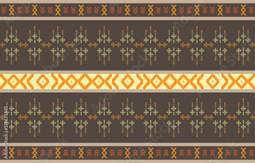 Geometric ethnic oriental pattern traditional Design for clothing, abstract geometric and tribal patterns, usage design local fabric patterns, Design inspired by indigenous tribes 