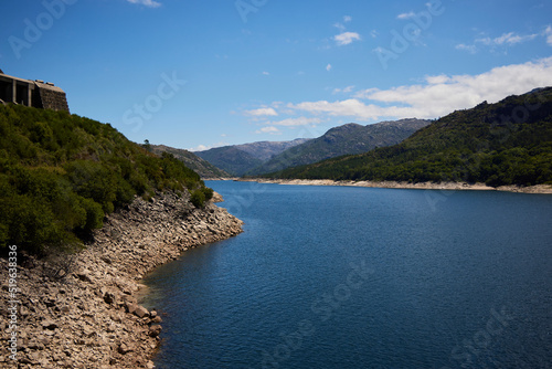 Vilarinho (Portugal), June 27, 2022. Vilarinho Reservoir. It is one of several water reserves in the Gerês Natural Park, in the north of the country. © Ricardo