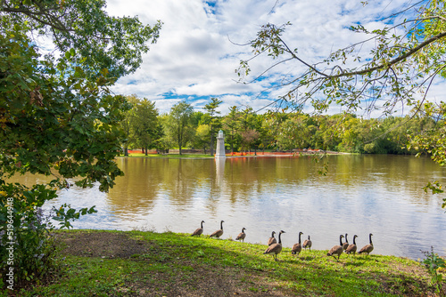 Fabyan Forest Preserve view in Illinois