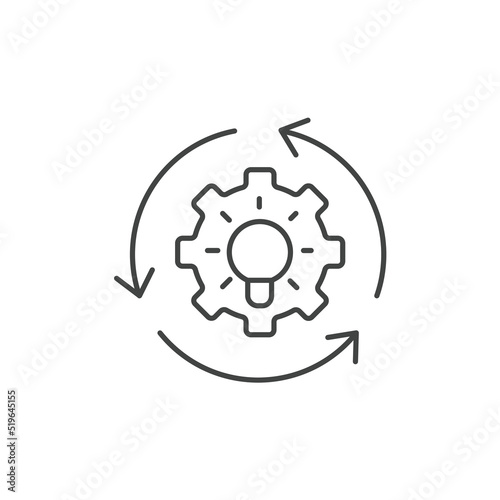 implementation icons  symbol vector elements for infographic web