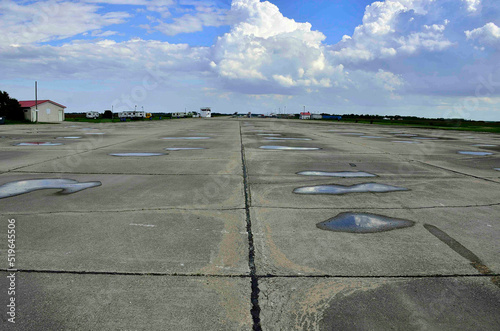 The old runway at the Gimli Airport, where the Gimli Glider landed