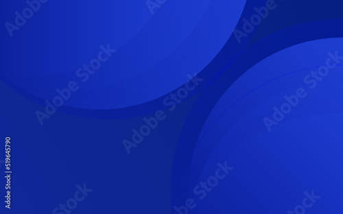 Abstract blue color background. Composition of dynamic figures. Vector illustration
