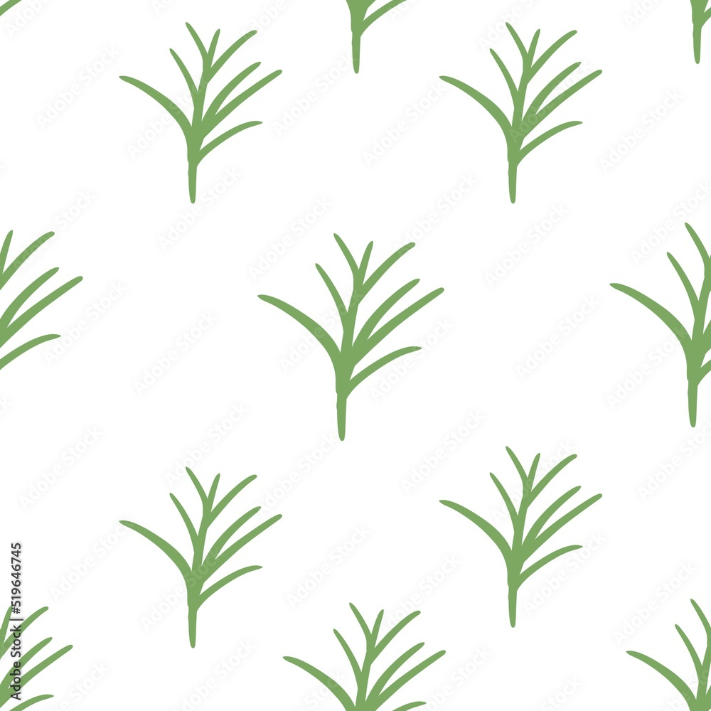 Obraz premium seamless pattern with green leaves