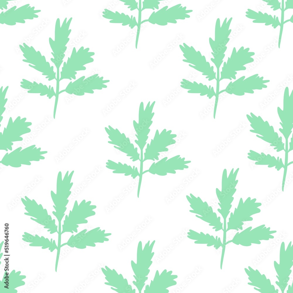 seamless pattern with leaves