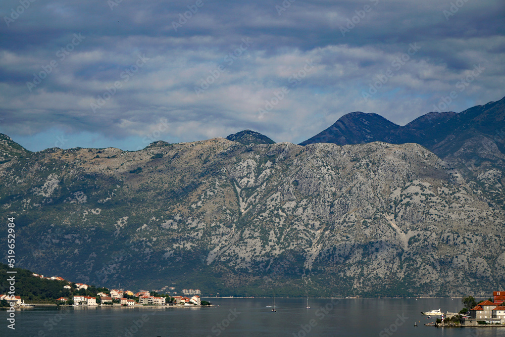 The entrance to the bay of Kotor