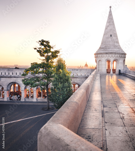 Fisherman's Bastion, Budapest in the morning