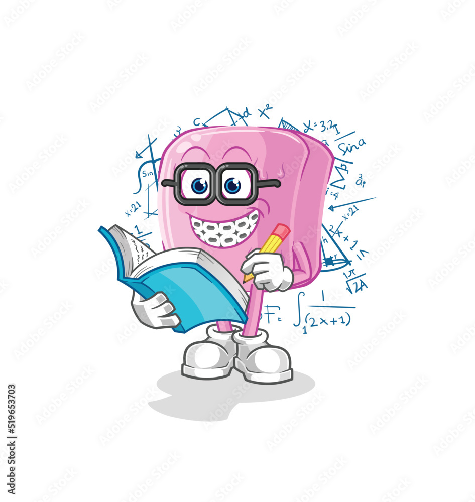 Obraz premium nail geek cartoon. cartoon mascot vector
