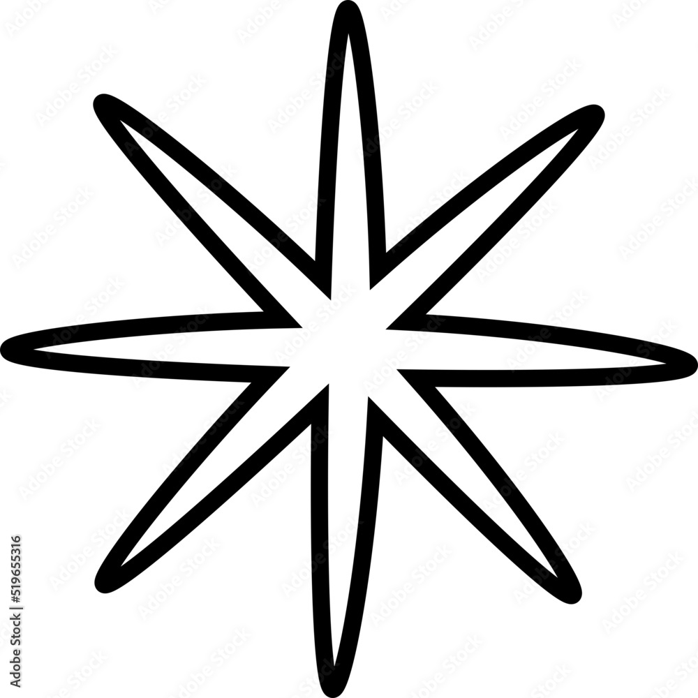 star vector design illustration isolated on transparent background star vector design illustration isolated on transparent background