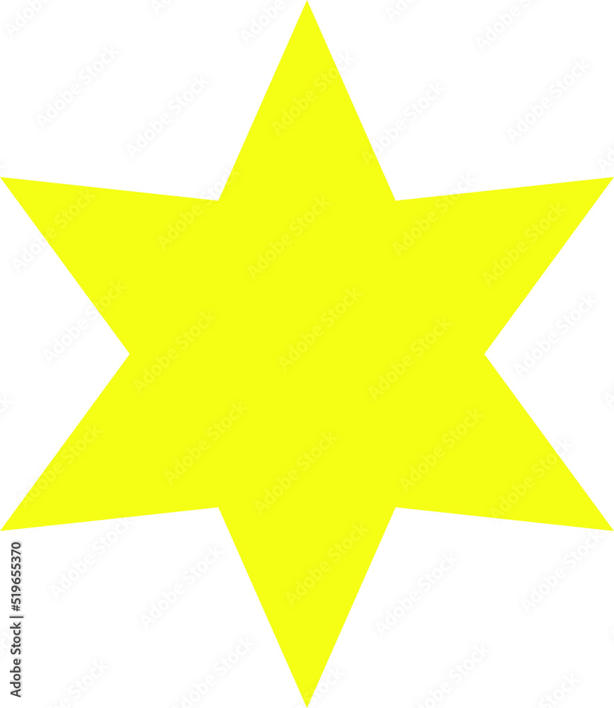 star vector design illustration isolated on transparent background 