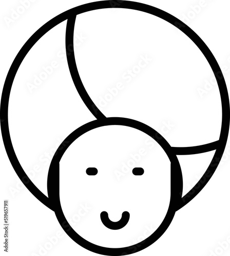 Young bedouin icon outline vector. Arab desert. Dubai camp