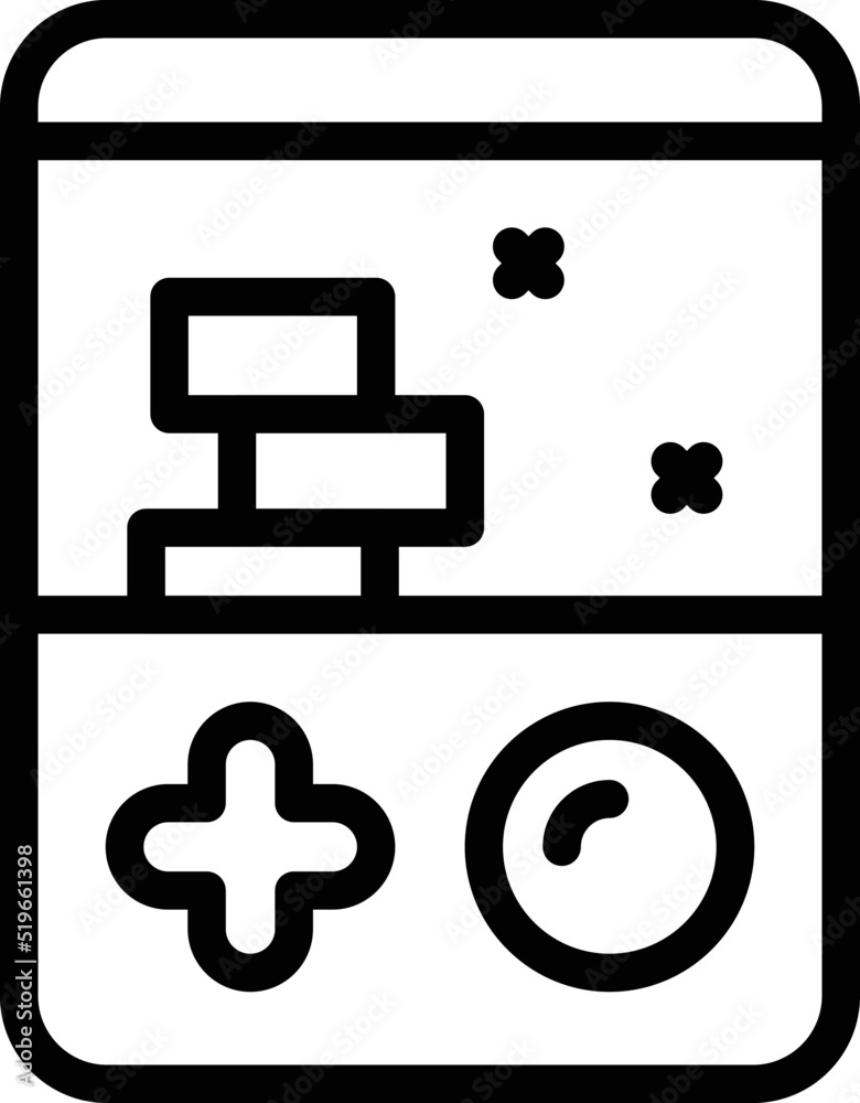 Gamer console icon outline vector. Online app. Sport game Gamer console icon outline vector. Online app. Sport game