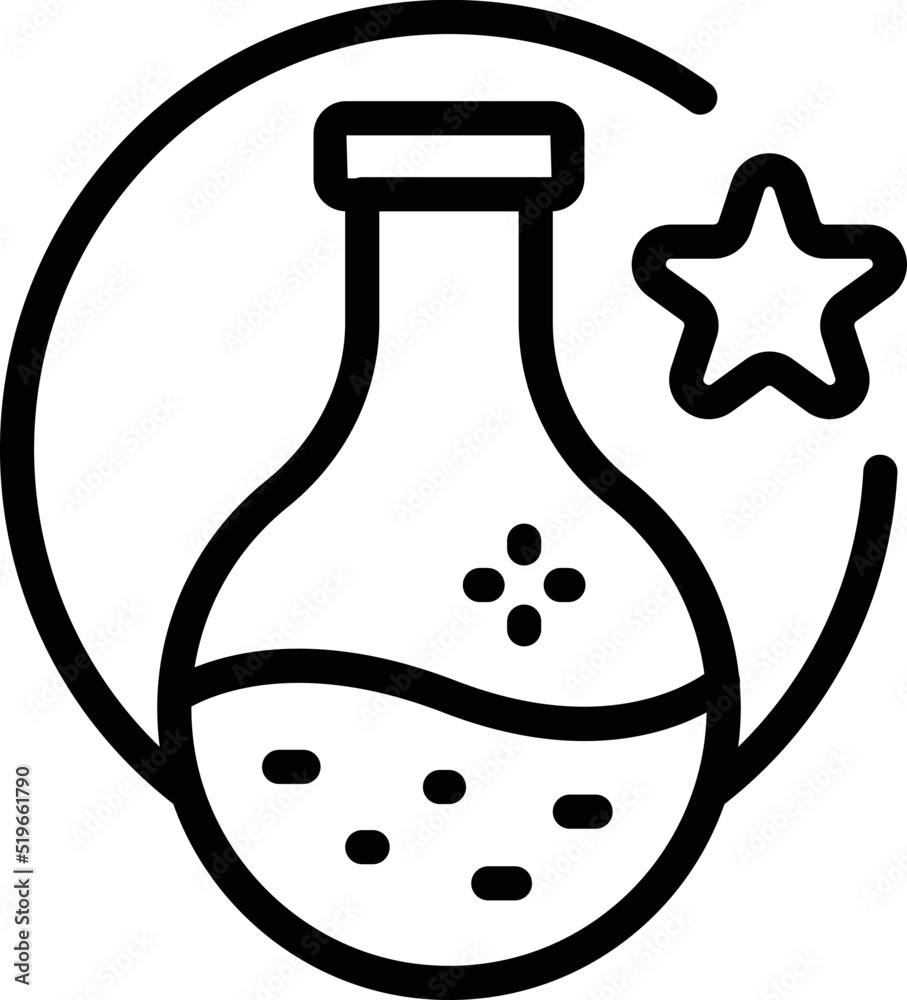 Chemical flask icon outline vector. Sport game. Online pc Chemical flask icon outline vector. Sport game. Online pc
