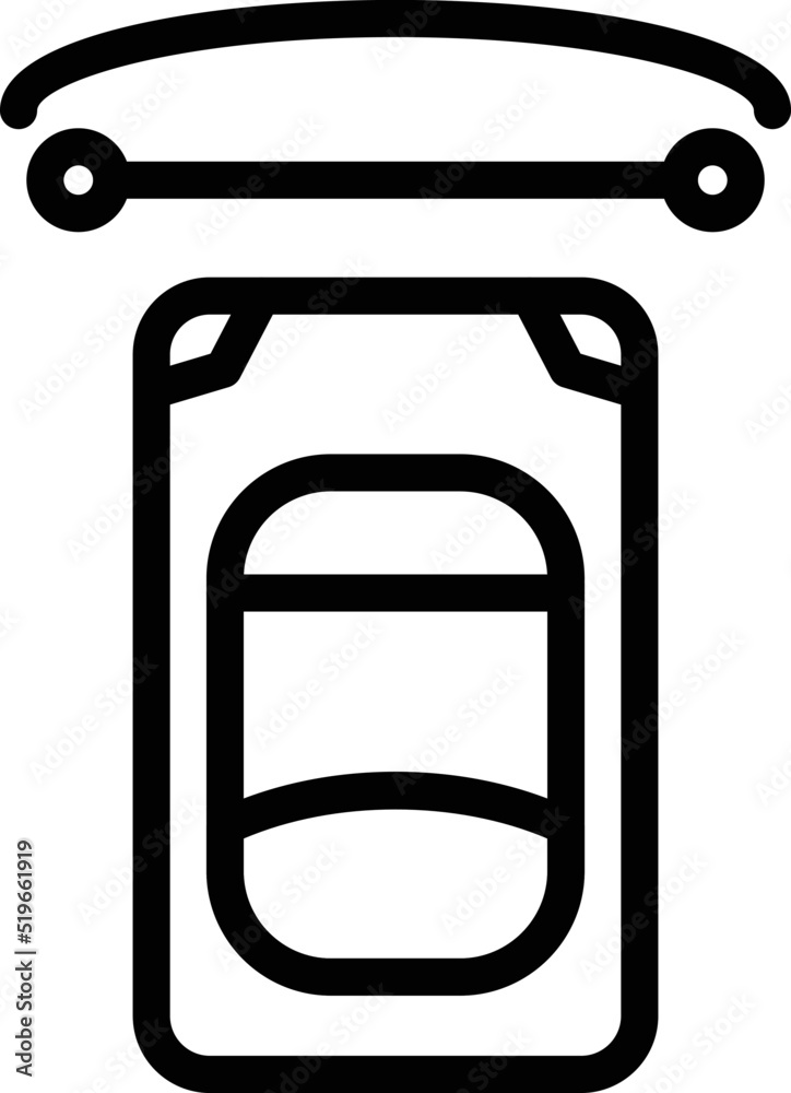 Top view car cinema icon outline vector. Auto drive. Screen movie Top view car cinema icon outline vector. Auto drive. Screen movie