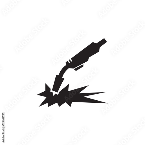 welding icon logo vector design template