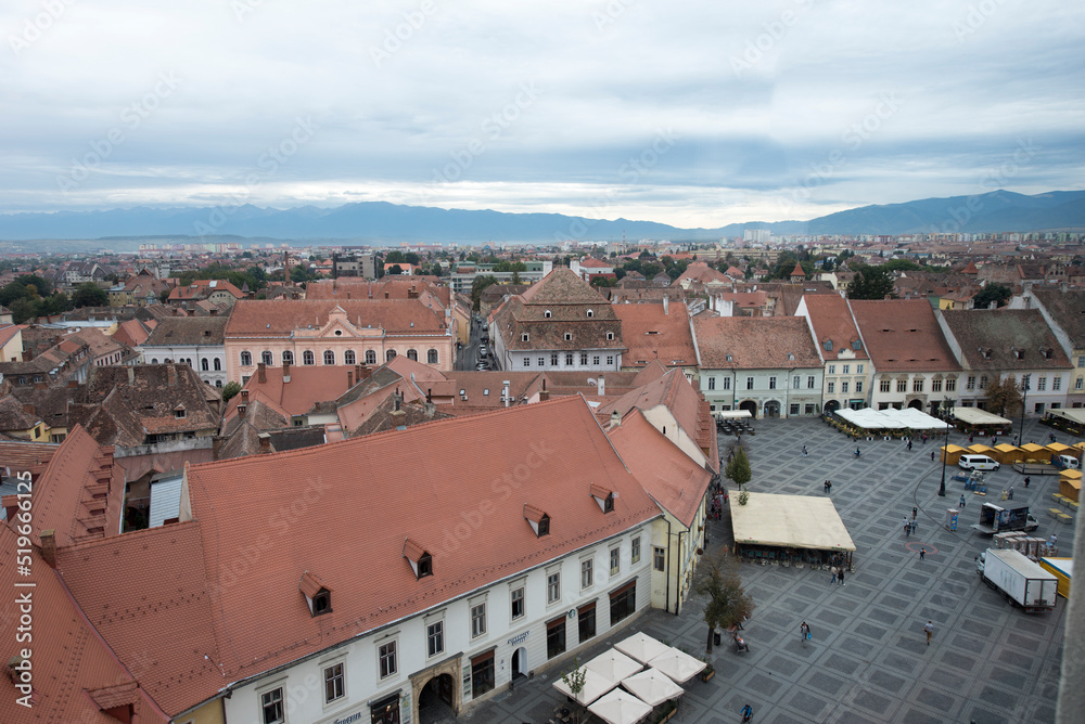 Sibiu fortress view from the advice tower 118