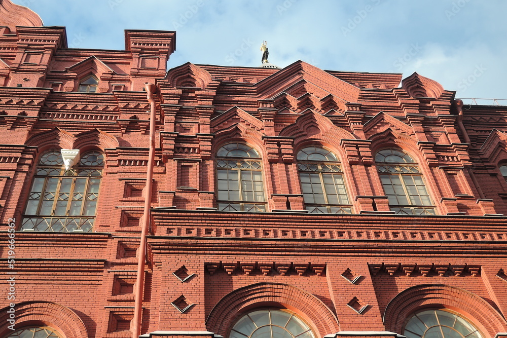 Historical museum on the Red Square in Moscow