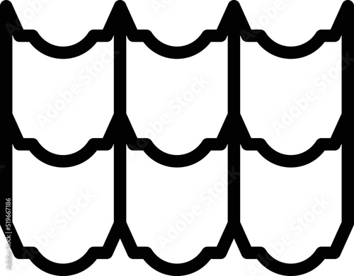 Roof repair icon outline vector. House renovation. Home worker