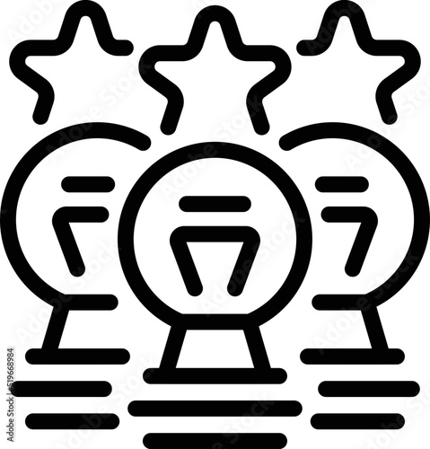 World top manager icon outline vector. Team people. Office strategy