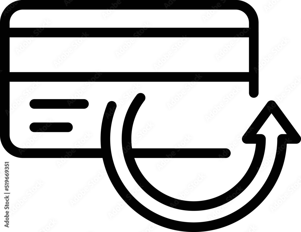 Credit card icon outline vector. Business bank. Personal payment Credit card icon outline vector. Business bank. Personal payment