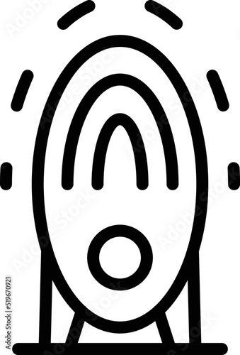 Pest control device icon outline vector. Insect control. Bug prevention
