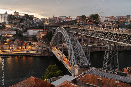 Ponte d. Luis bridge in Porto,Portugal © Rajesh