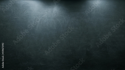 Black blackboard illustration with chalk scratches