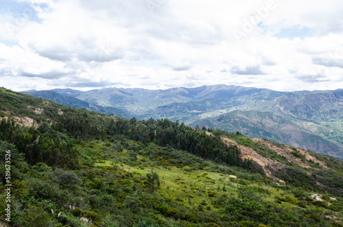 Fototapeta Naklejka Na Ścianę i Meble -  beautiful landscape of rivera del rio del chicamocha, boyaca, colombia