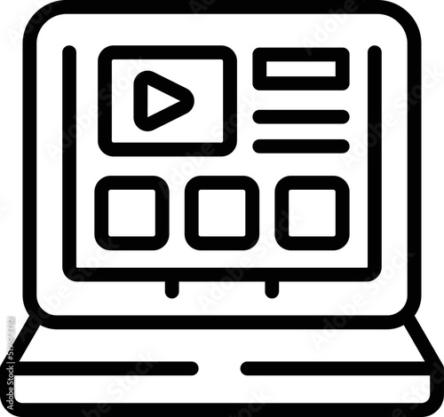 Online food safety icon outline vector. Certificate quality. Happy eat