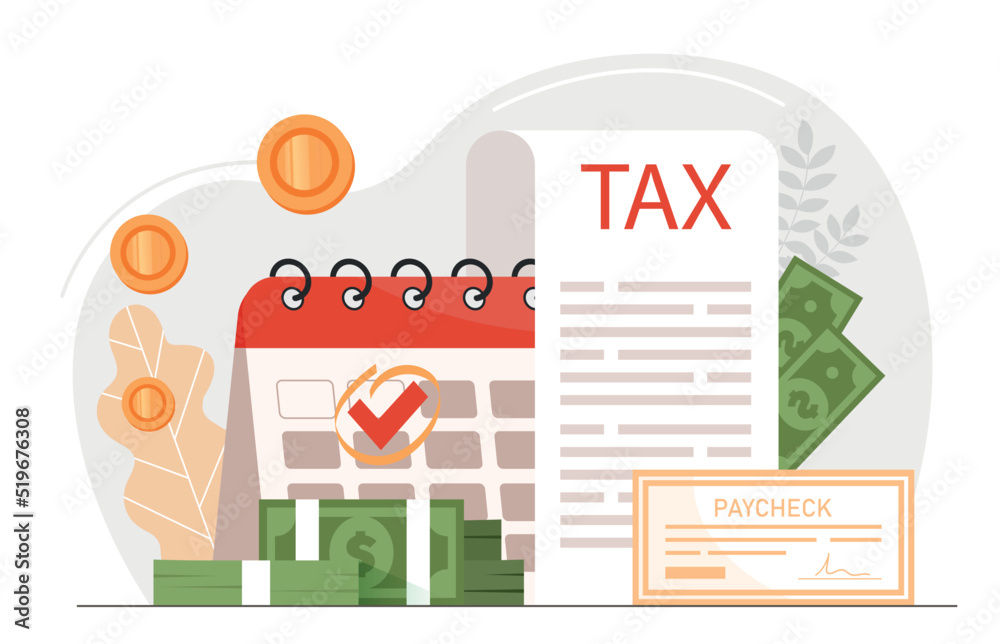Tax payment concept