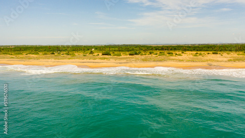 A famous surf spot known as Whiskey Point, Sri Lanka.
