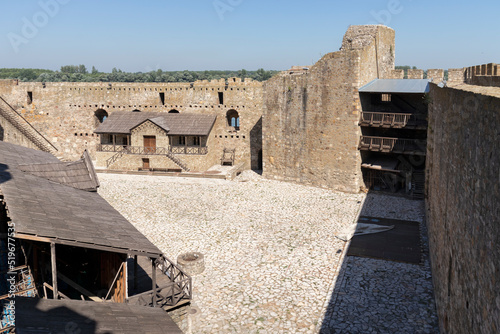 Fotografie Ruins of Fortress in town of Smederevo, Serbia