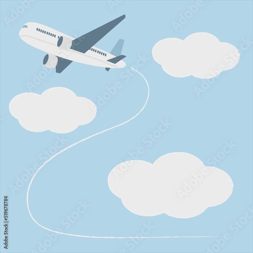 青空と飛行機