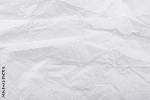  White crumpled paper background