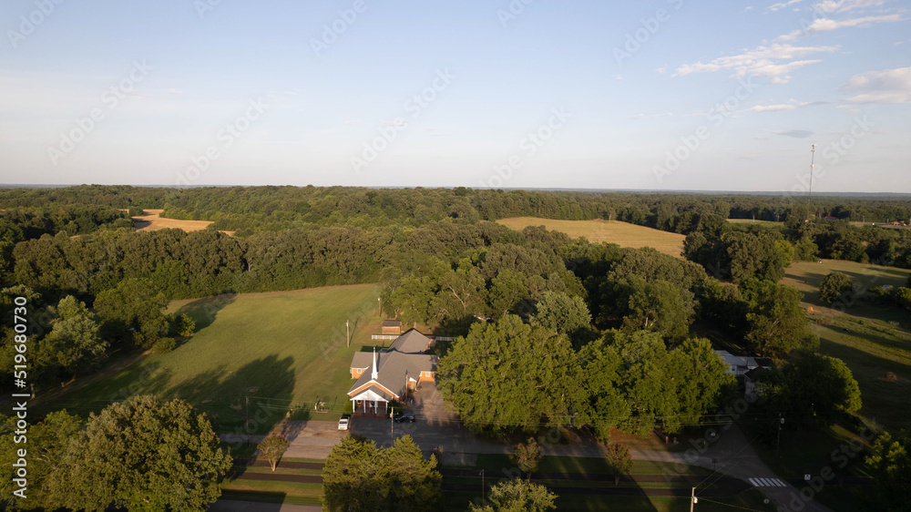 Obraz premium Churches in Hickory Valley, TN