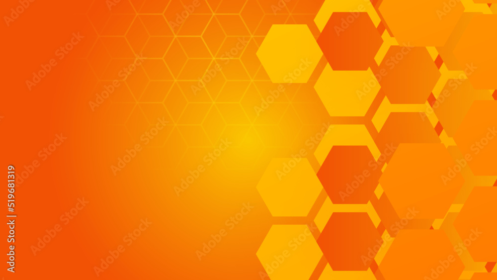 Orange and yellow abstract background. Vector abstract graphic design banner pattern presentation background web template. Background, for design brochure, website, flyer, presentation, landing page
