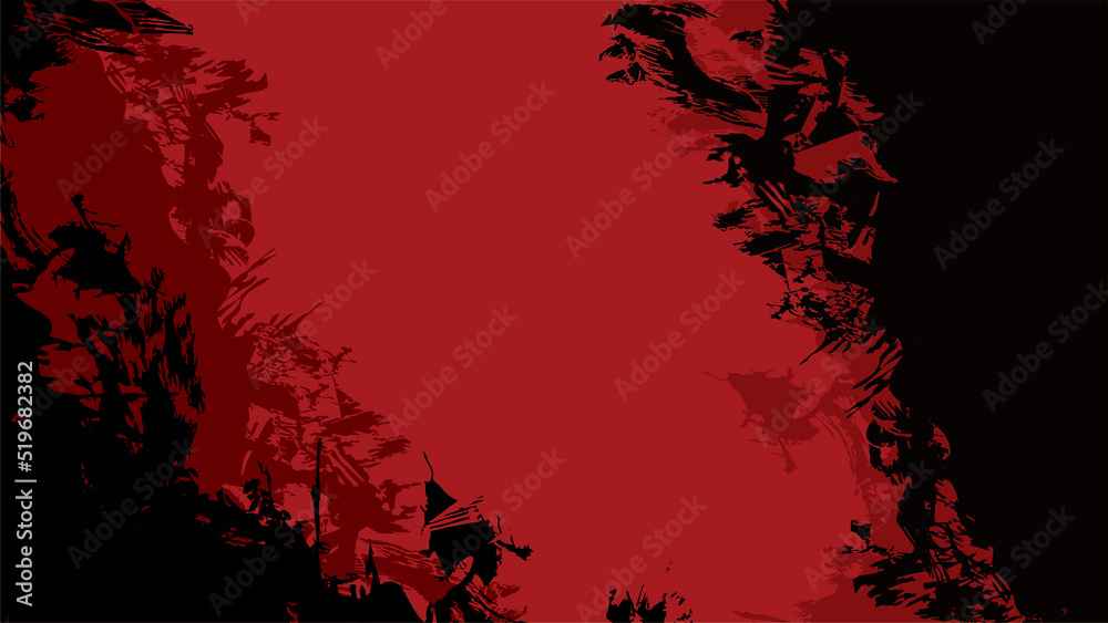 Obraz premium Abstract red rough grunge background.