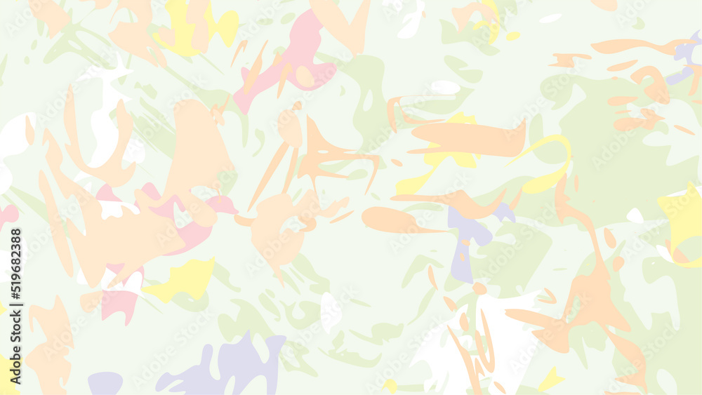 Abstract random shapes paint splatter background with soft color tone. Abstract random shapes paint splatter background with soft color tone.