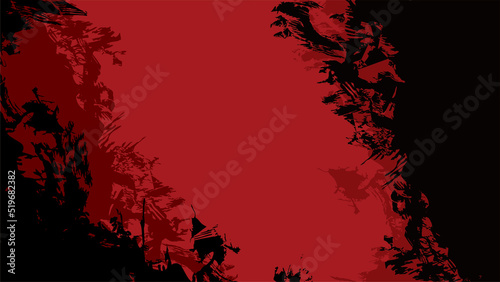 Abstract red rough grunge background.