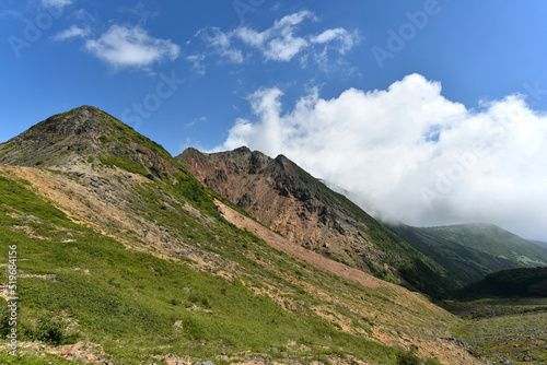 Climbing mountain ridge, Nasu, Tochigi, Japan