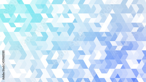 三角パターン背景素材，スカイブルーとブルーのグラデーション
