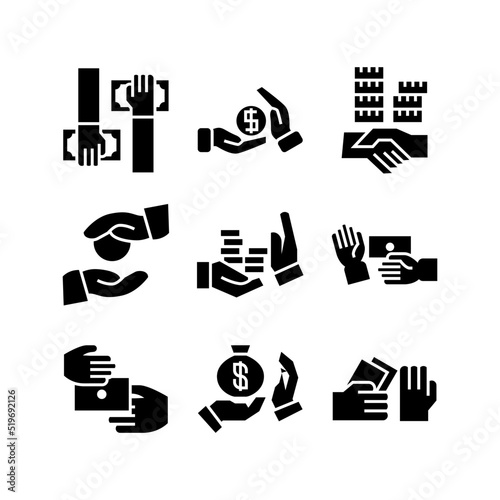 bribery icon or logo isolated sign symbol vector illustration - high quality black style vector icons 