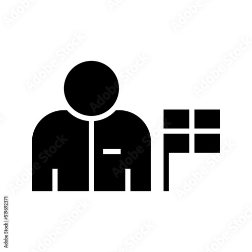 arbitrator icon or logo isolated sign symbol vector illustration - high quality black style vector icons
